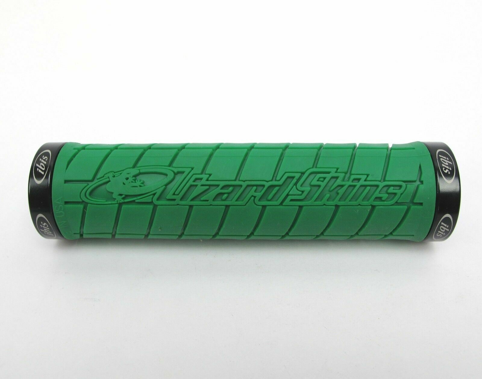 Lizard Skins Logo Mountain Bike Grips Lock-On Dark Green - Ibis Logo $29MSRP
