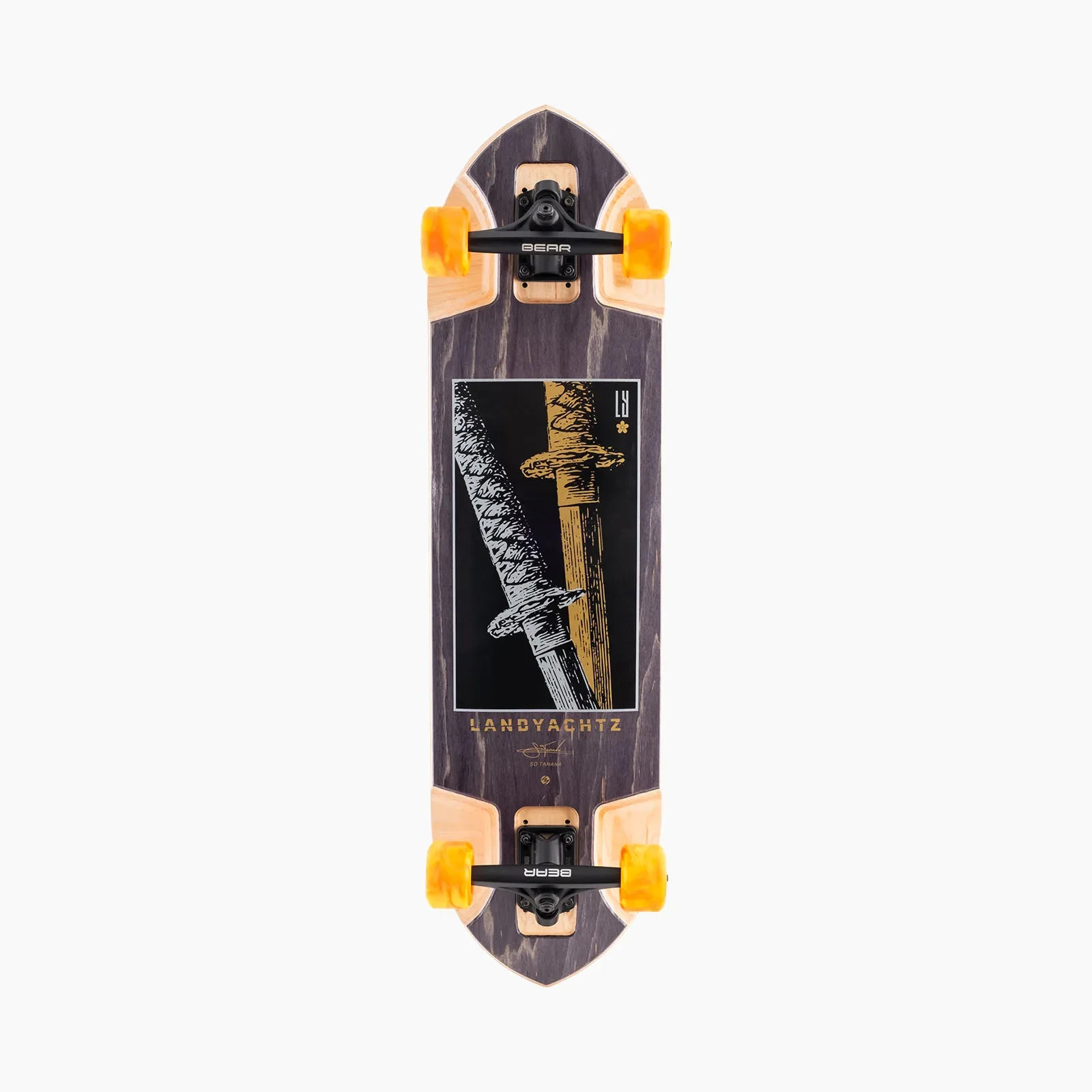 Landyachtz Katana Longboard Complete - Black