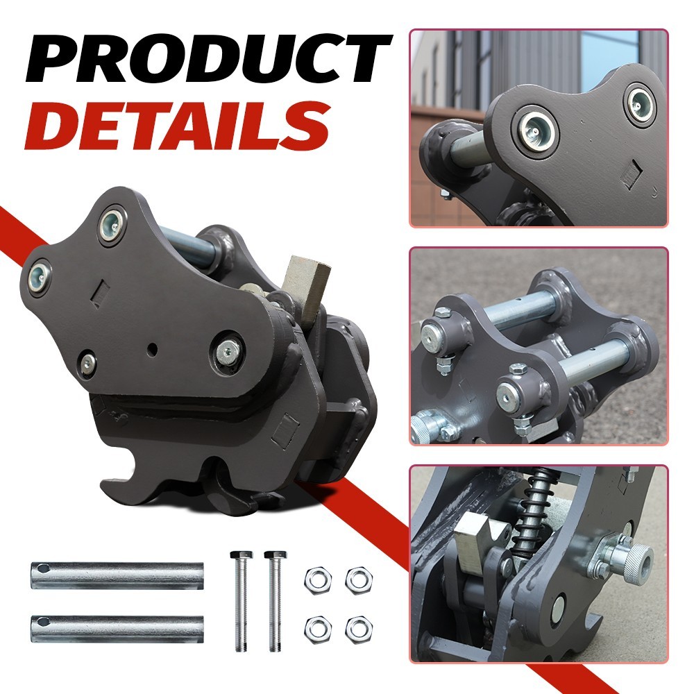Mini Excavator Attachment Quick Hitch Use for Quick Change Multiple Attachments