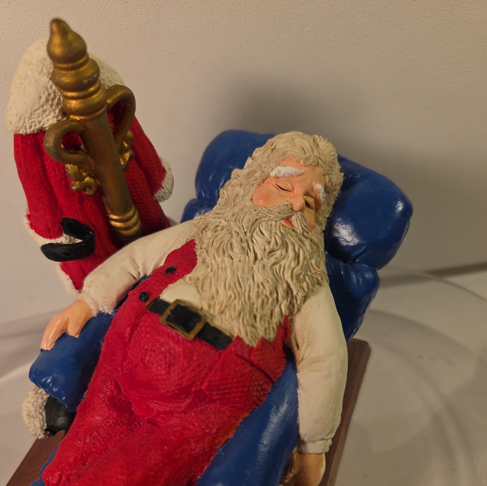 Christmas La-Z-Boy Santa Dog Sleeping Lazyboy Recliner 1994 Dec 26 Rare