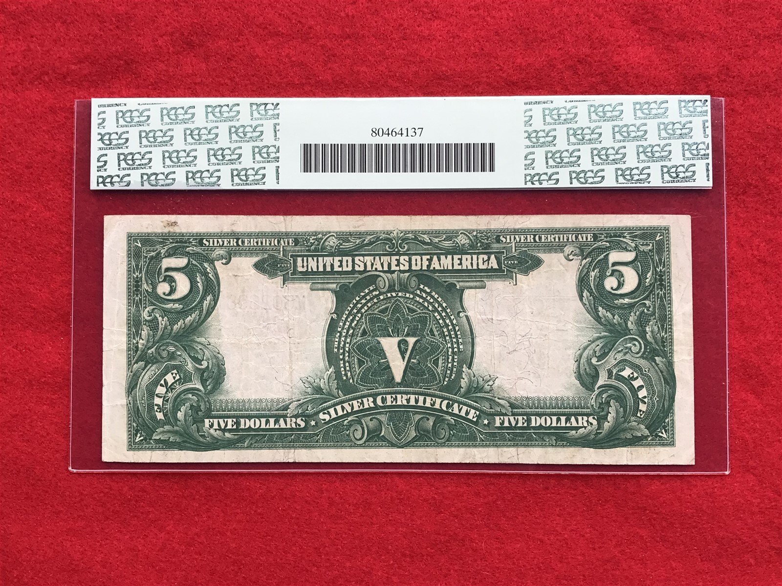 FR-277 1899 Series $5 Dollar Silver Certificate "Chief" *PCGS 25 Very Fine*