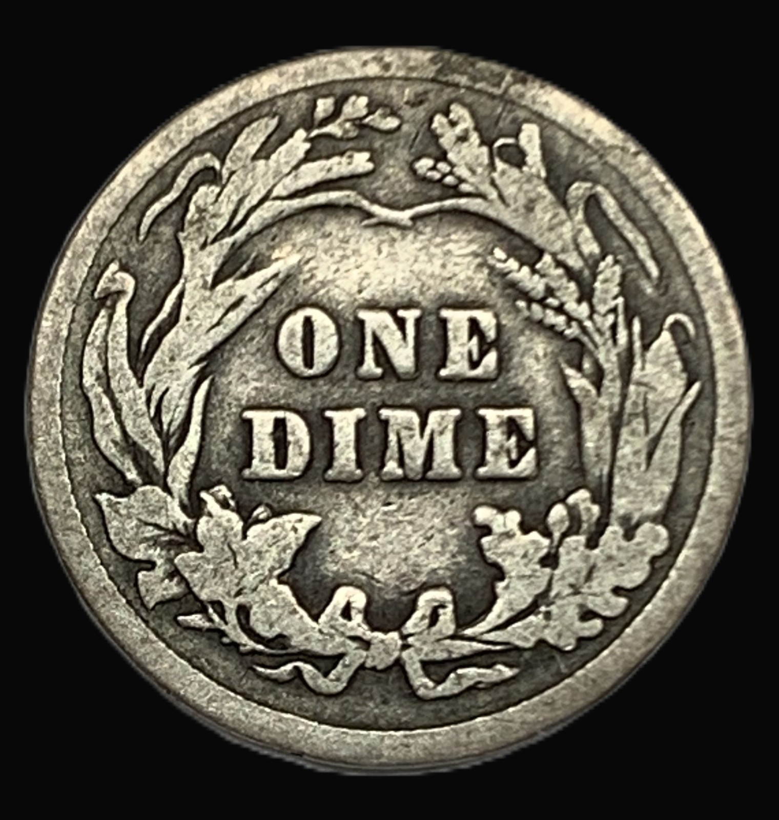 1916-P Barber Dime 10c Good G+ Free Shipping
