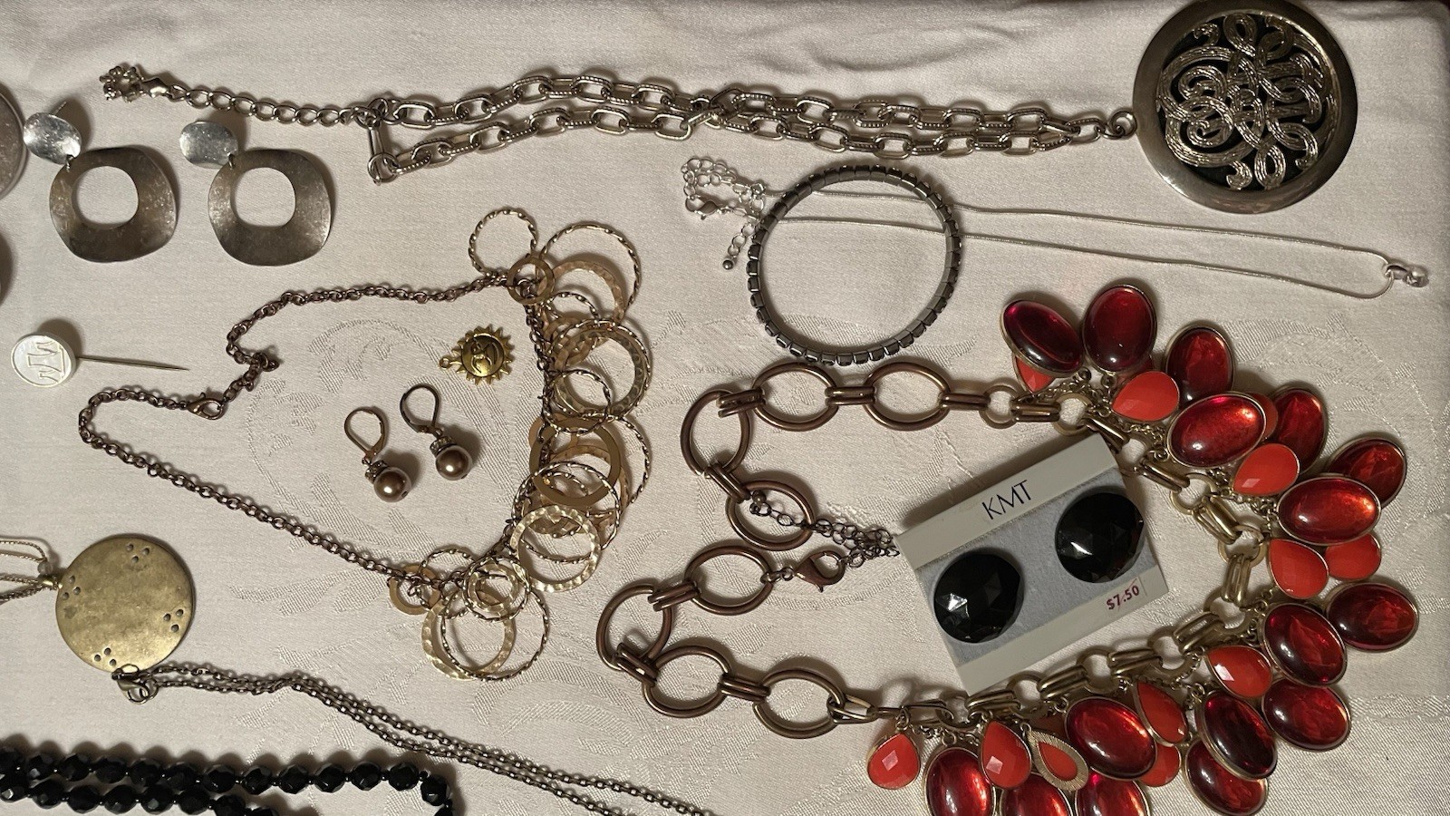 Huge Estate Jewelry Lot 83 Enamel, Alpaca, All Wearable, Marked Joan Rivers Iman