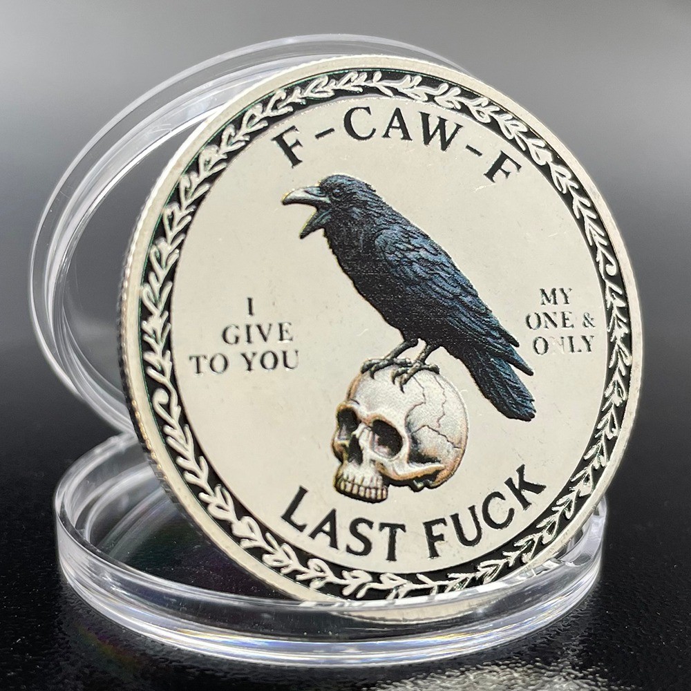 The F-CAW-F Challenge Coin for Those Who Laugh At Life and Give Zero Token Medal
