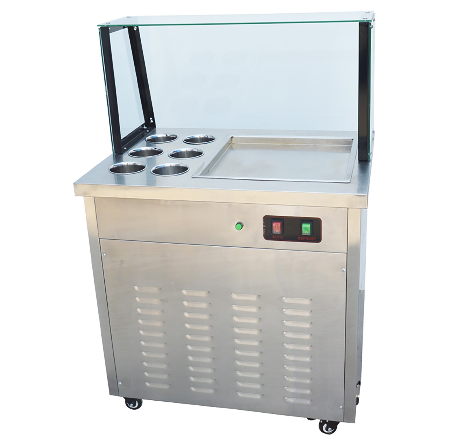 Thailand Ice Cream Roll Machine Fry Ice Cream Machine Frozen Yogurt Machine New