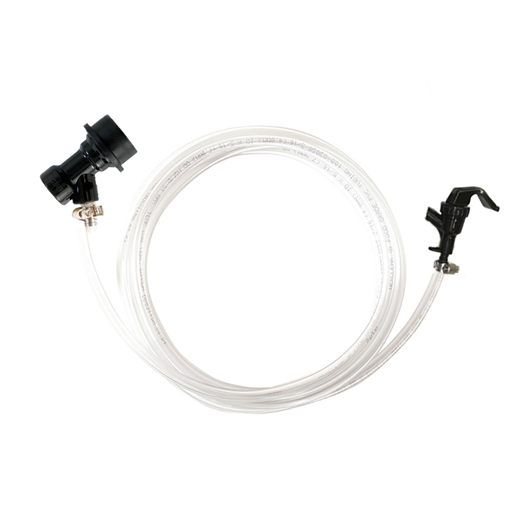 Stout Keg Kit 5 Gal Ball Lock Keg 22 cuft Nitrogen Tank with Regulator and Lines