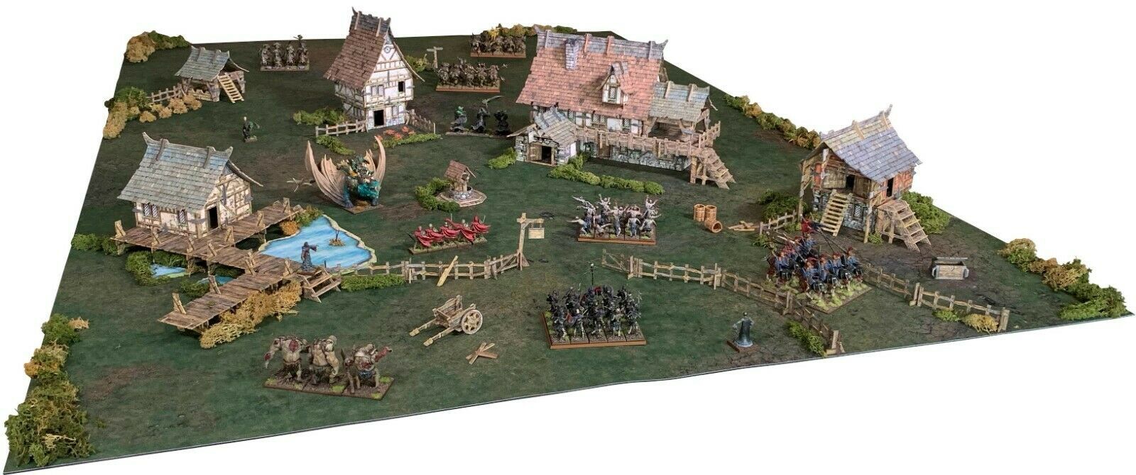 Battle Systems Village Fantasy Terrain Set for D&D Warhammer