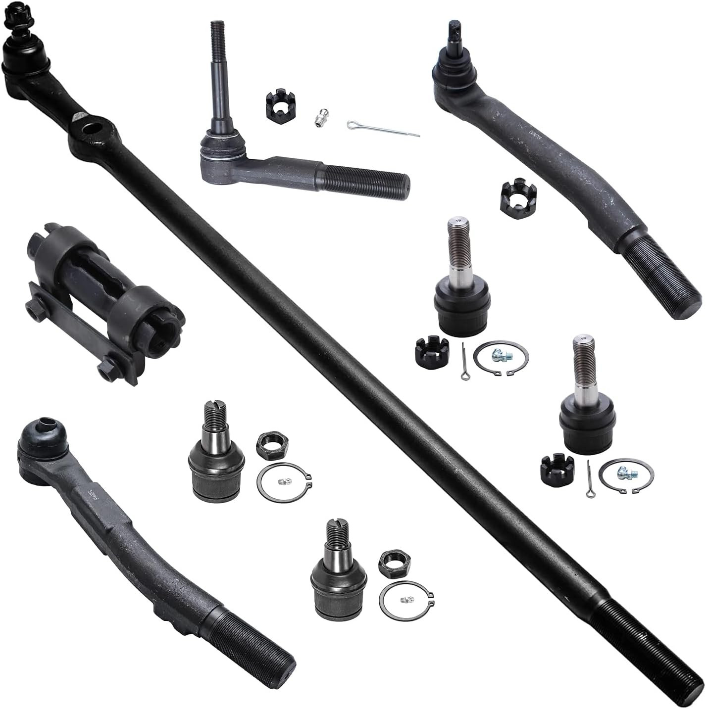 4WD Front 9Pc Suspension Kit for 05-16 Ford F-250 F-350 Super Duty 4 Ball Joints