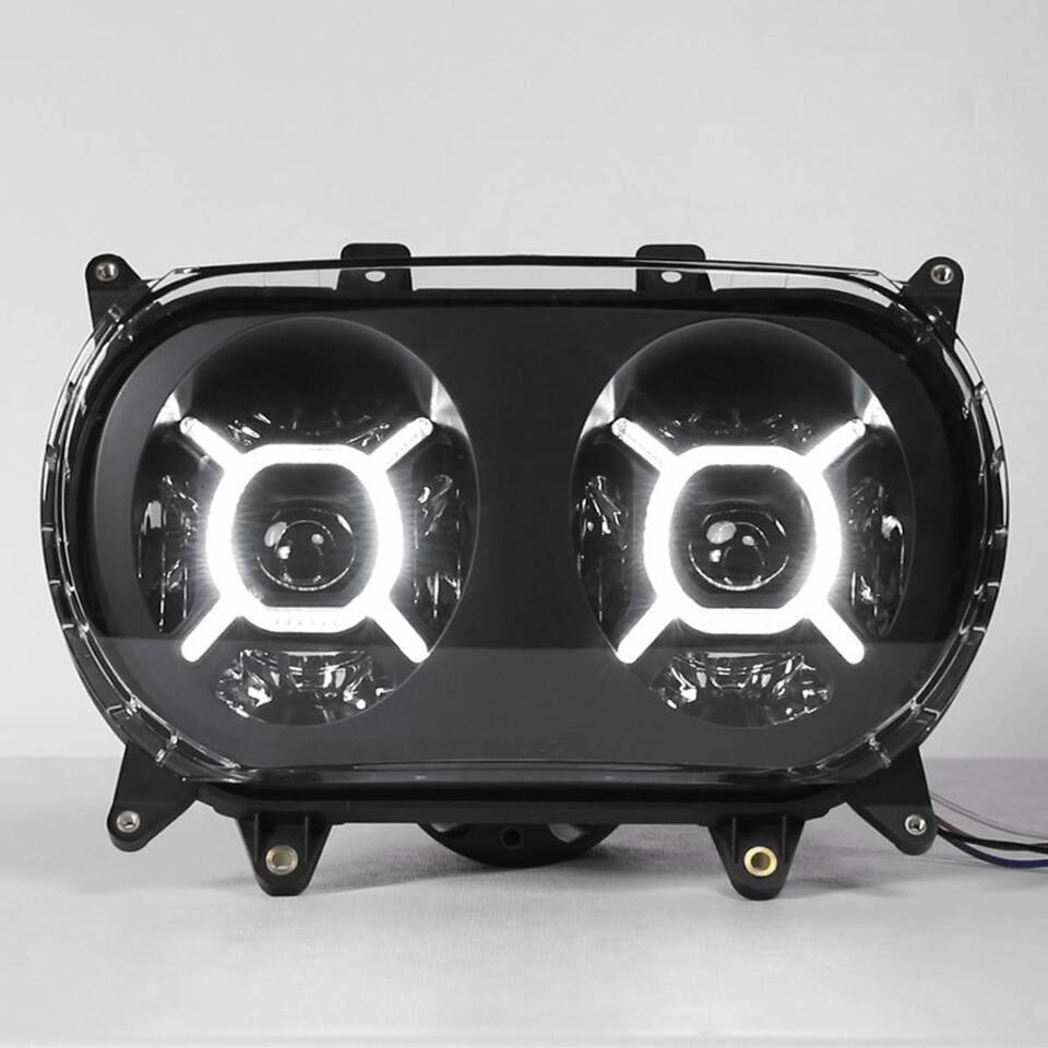 LED Headlight W/ DRL Headlamp Projector Hi/Lo Beam for Road Glide 2015-2023