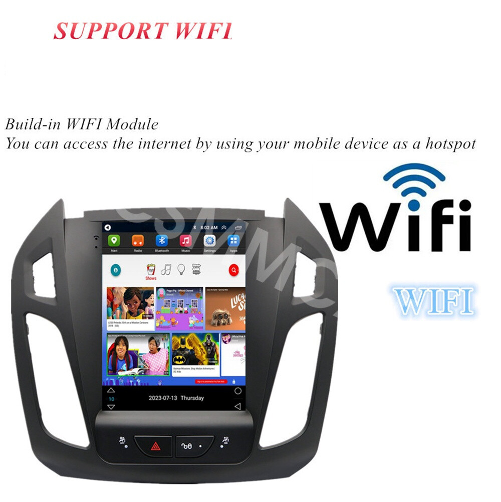 Fit For Ford Transit Connect 2014-2018 For Carplay Stereo Car Radio BT FM W/CAM