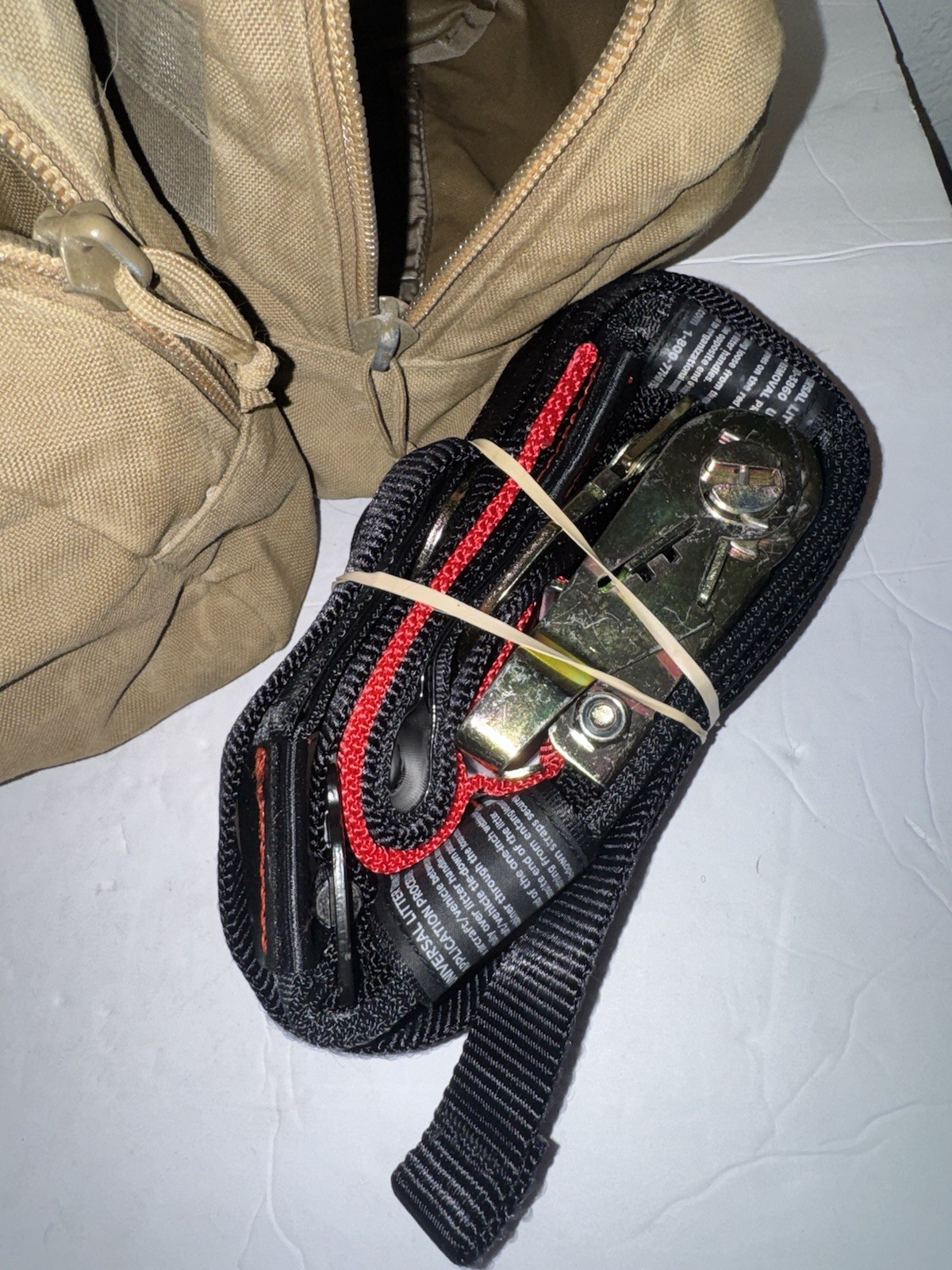 MILITARY FOLD UP LITTER AND BAG AND X2 Straps MILITARY SURPLUS MEDICAL