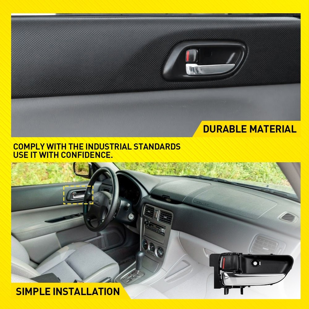 Front/Rear Left Interior Door Handle For 2003-2008 Subaru Forester 61051SA031ML