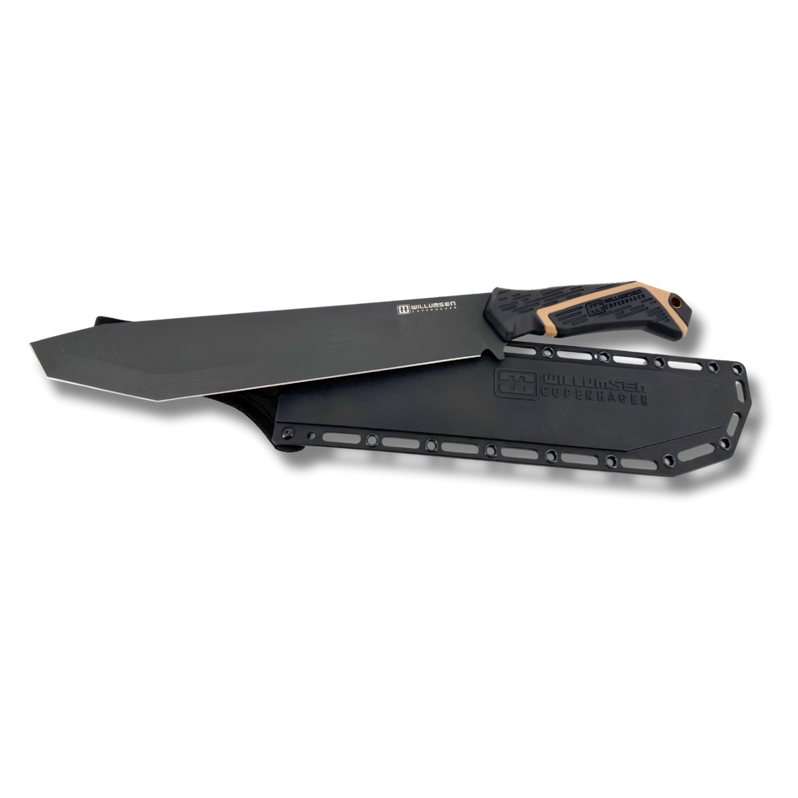 Mikkel Willumsen Rock Shock Fixed Blade Machete Hunting Survival Outdoor Knife