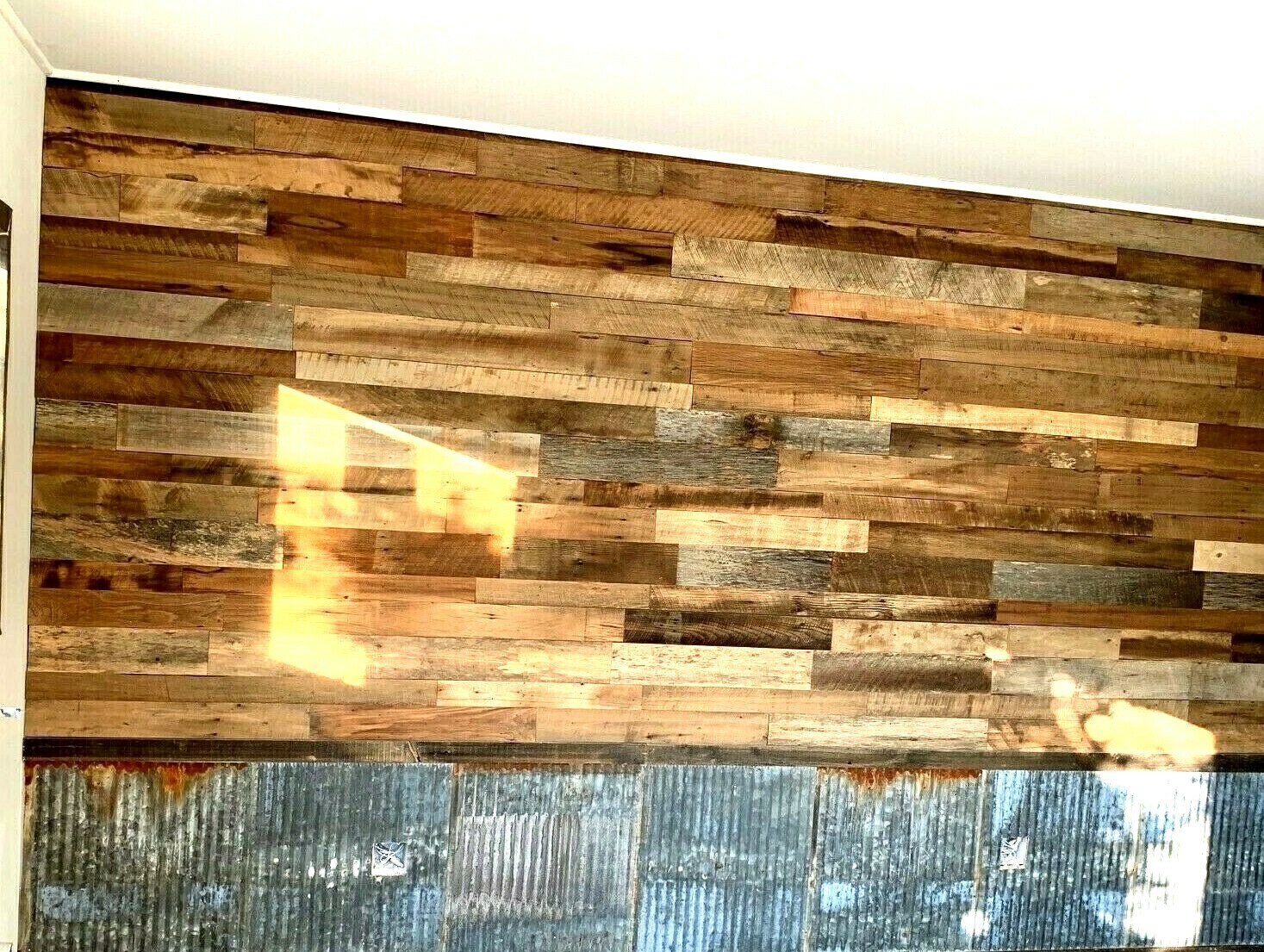10 sq.ft. (3" WIDE)* ACCENT WALLBOARDS* FROM RECLAIMED BARNWOOD LUMBER