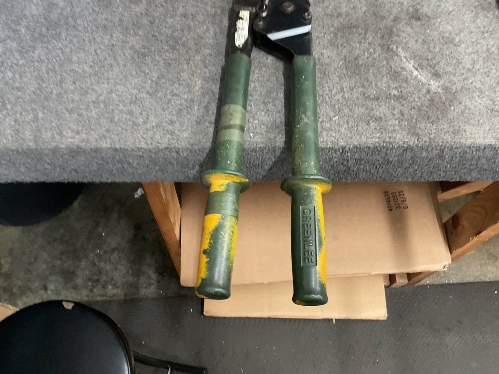 Lot of 2 Greenlee 756 Ratchet Cable Cutters