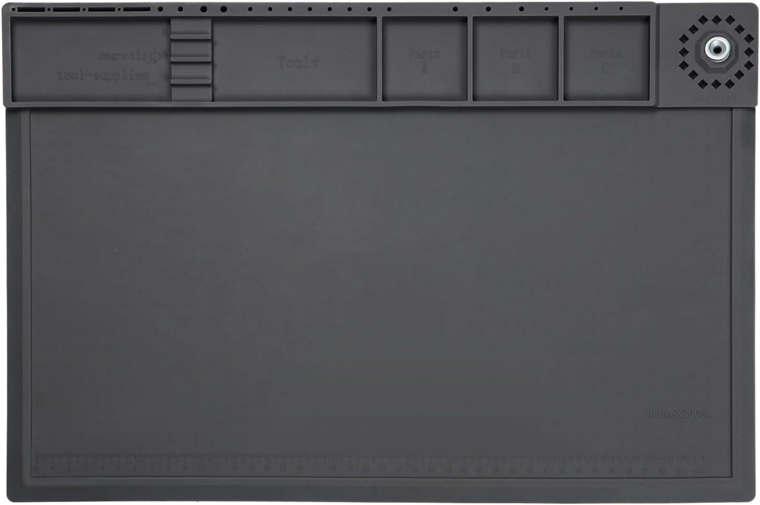 Large Silicone Soldering Mat BGA Gun Heat Resistant for Solder Station Magnetic