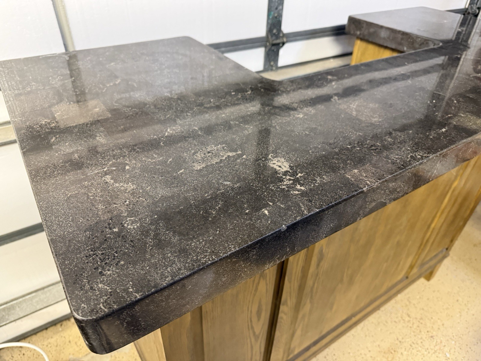 Montibello Bluestone Marble Pattern Home bar