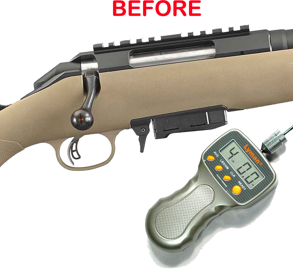 Ruger American Rifle *STANDARD* Reduced Power Trigger Spring & Shims 1.5 lb