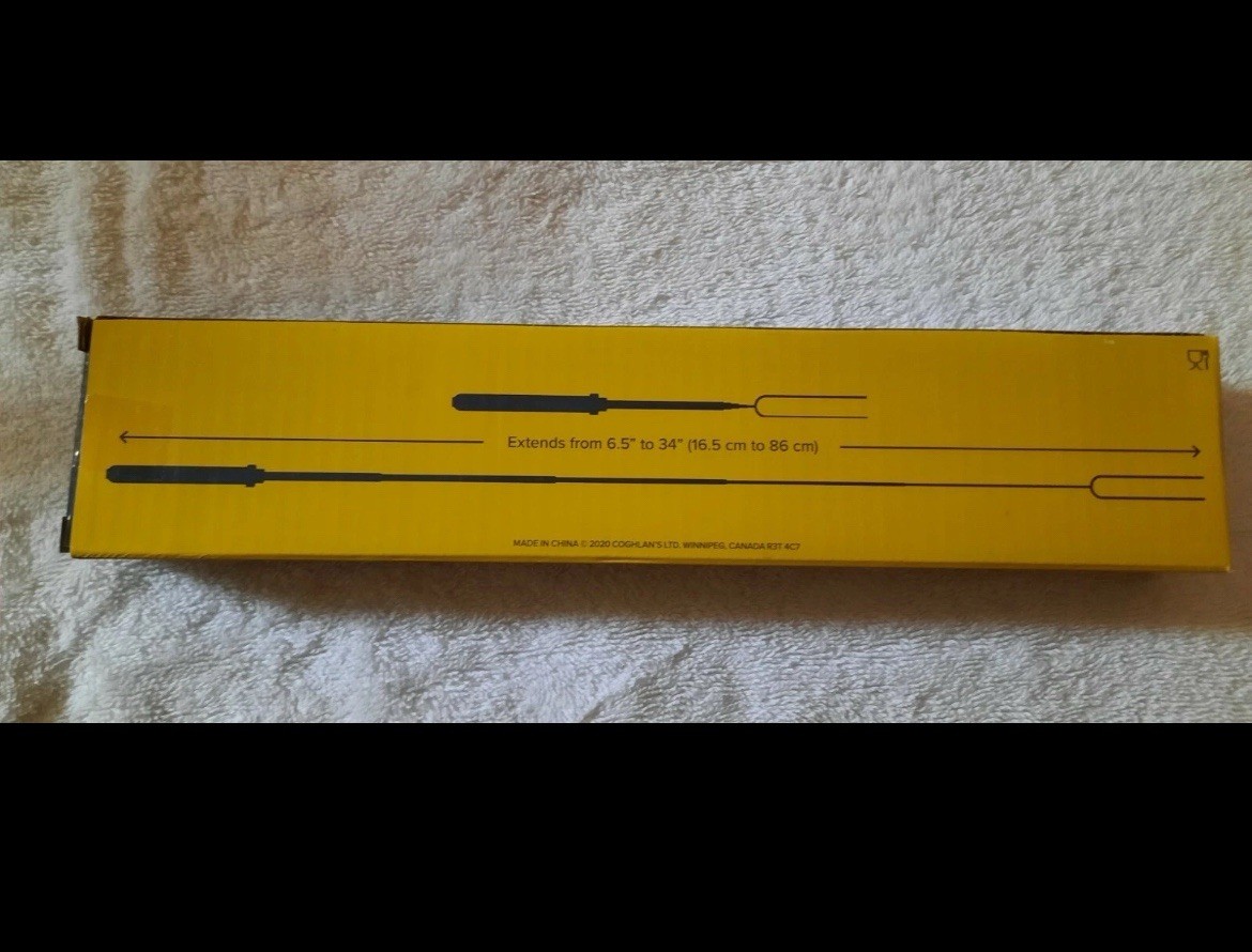 Marshmallow Forks 4-Pack Coghlans Telescoping Pocket Sized Roaster Up To 34"