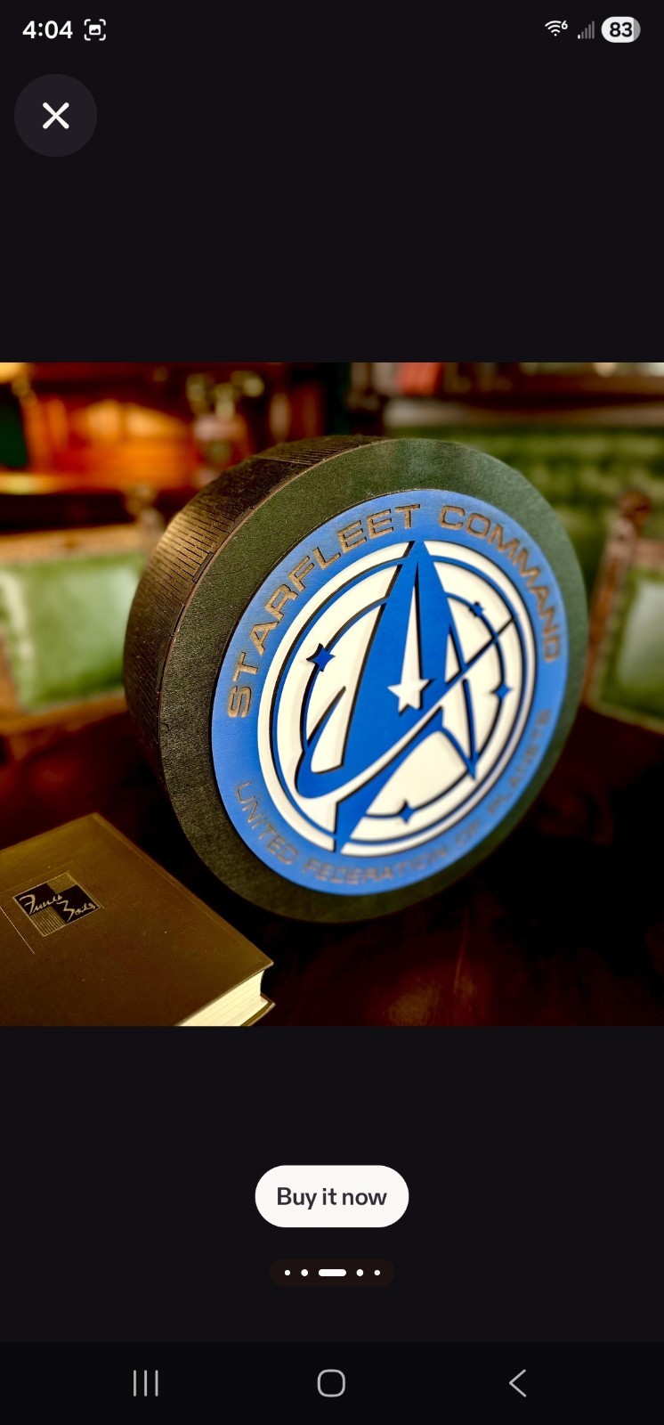 Command your collection with this stunning Starfleet Command...