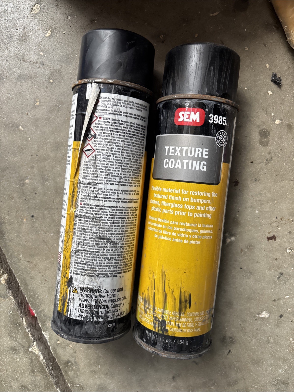 (305B) New old stock with paint on Can Texture Coating SEM-39853 (2 Pack)