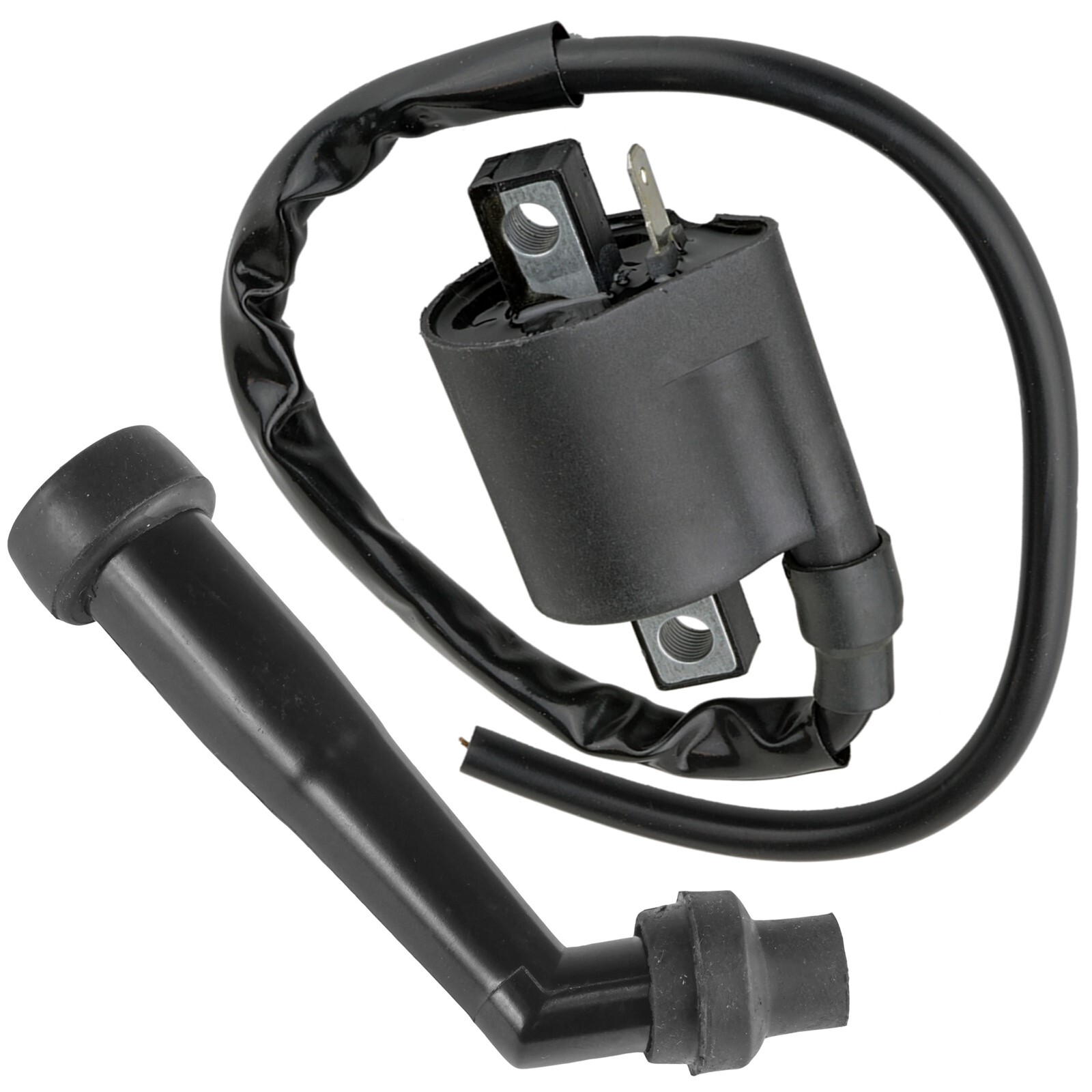 Ignition Coil with Spark Plug Boot Cap for Yamaha Grizzly 600 1998 1999-2001