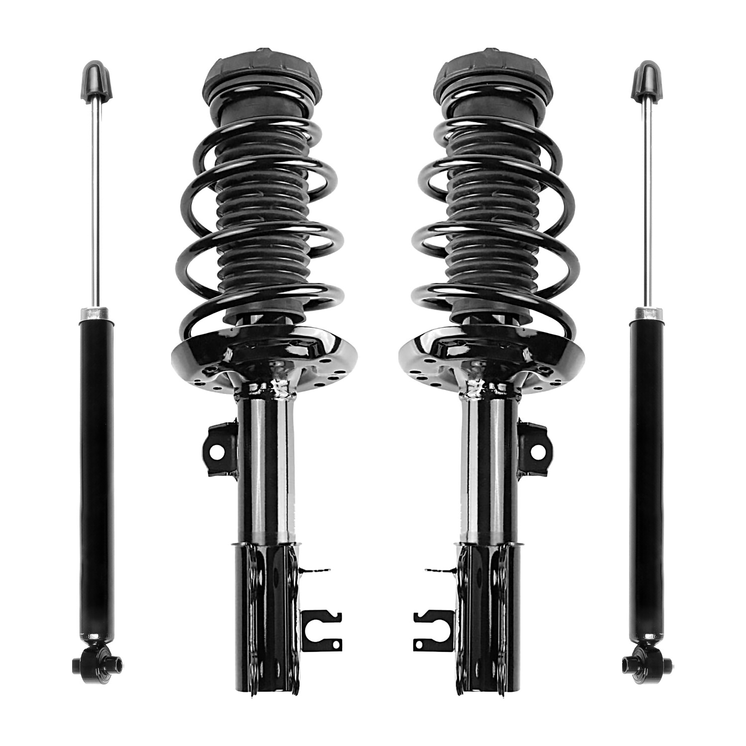 Front Rear Suspension Strut Shock Assembly Kit for 2012-2020 Chevrolet Sonic FWD