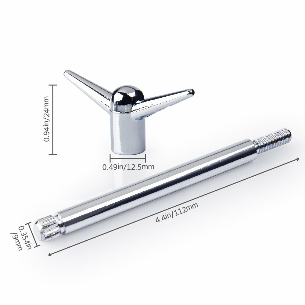 8pcs Valve Cover T-Bar Wing Bolts 1/4-20 Hold Down Length 5" for Chevy SBC BBC