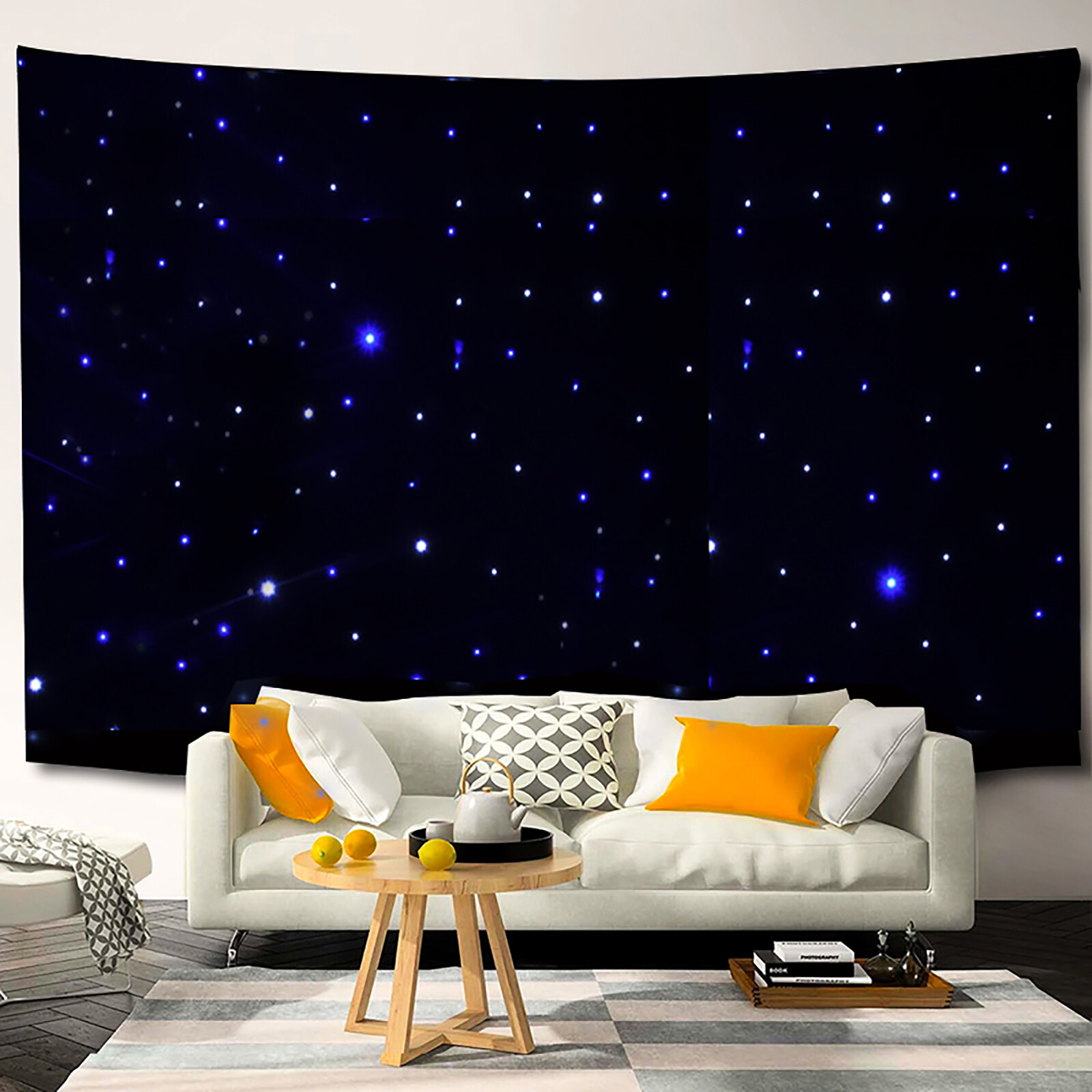 LED Star Stage Backdrop - 13x10FT LED Star Curtain Background Starry Sky DMX512