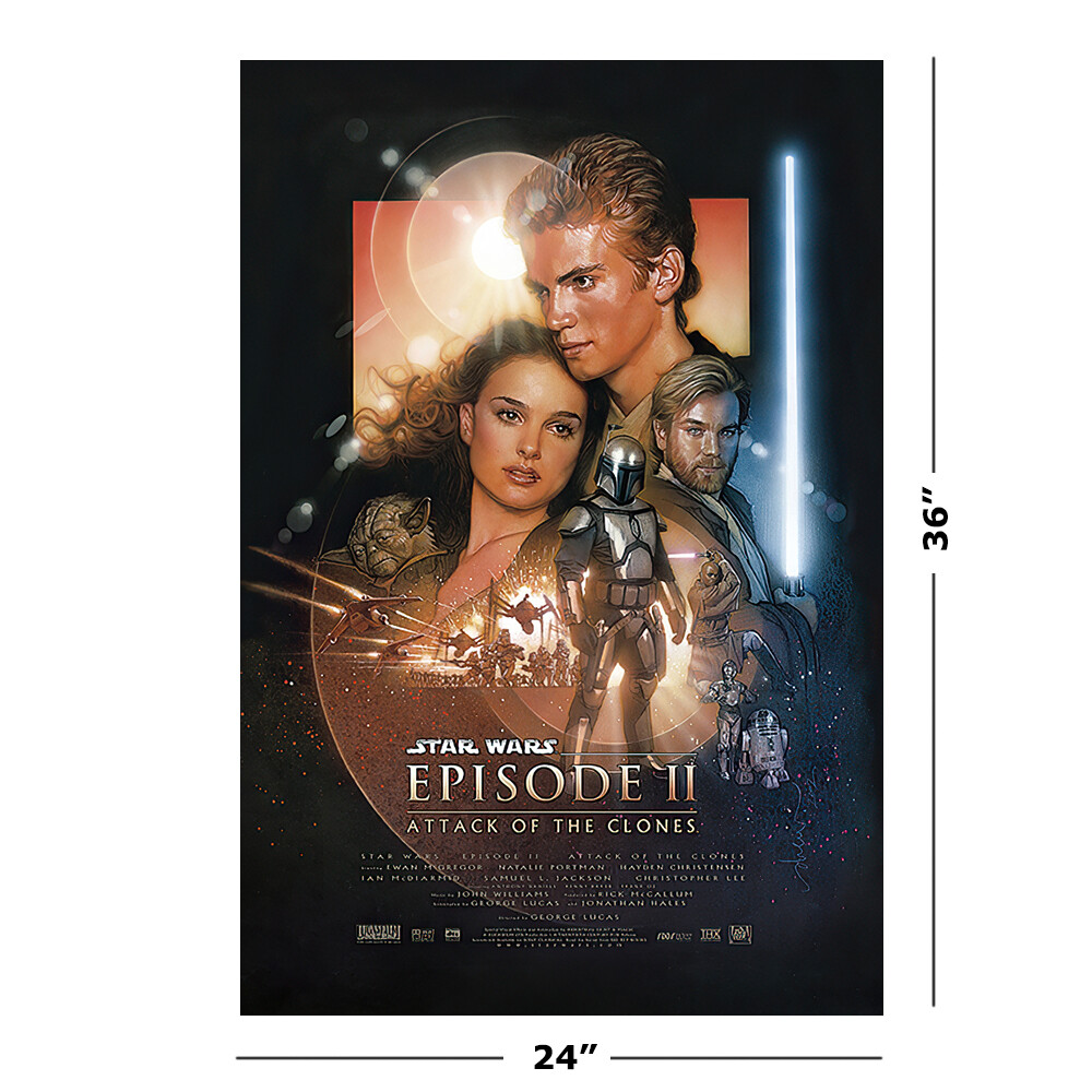 STAR WARS: EPISODE I-VI - 6 PIECE MOVIE POSTER SET (REGULARS 1) (24 X 36" EACH)