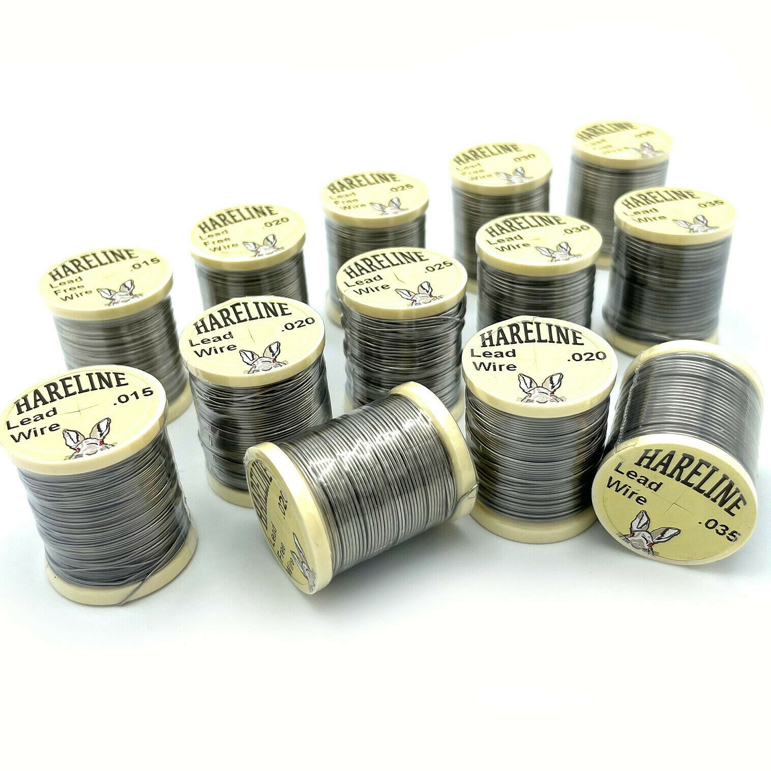 LEAD & LEAD-FREE WIRE SPOOL - Fly Tying & Jig Hareline .015 .020 .025 .030 .035