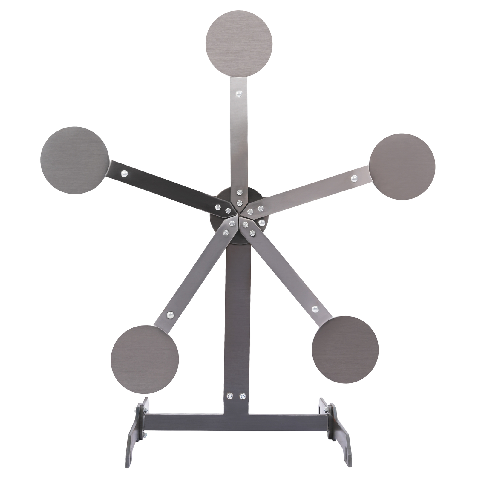 Portable Metal Reactive Steel Shooting Target - 8in Paddles “No Weld”