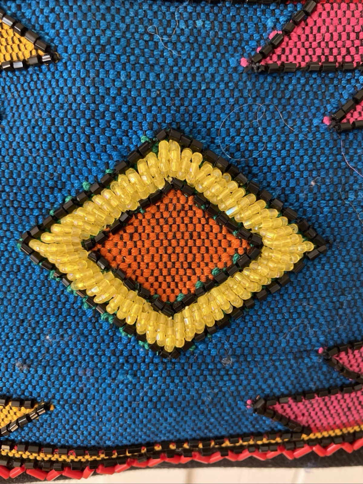 Isabella Fiore Purse, Beaded, Southwestern, Navajo, Aztec, Tapestry