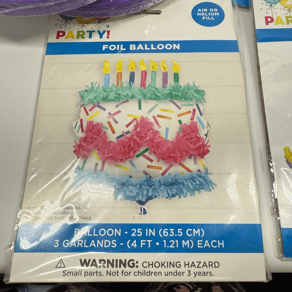 D14 Party City Party Decorations- 8 piece unicorn party supplies and balloons