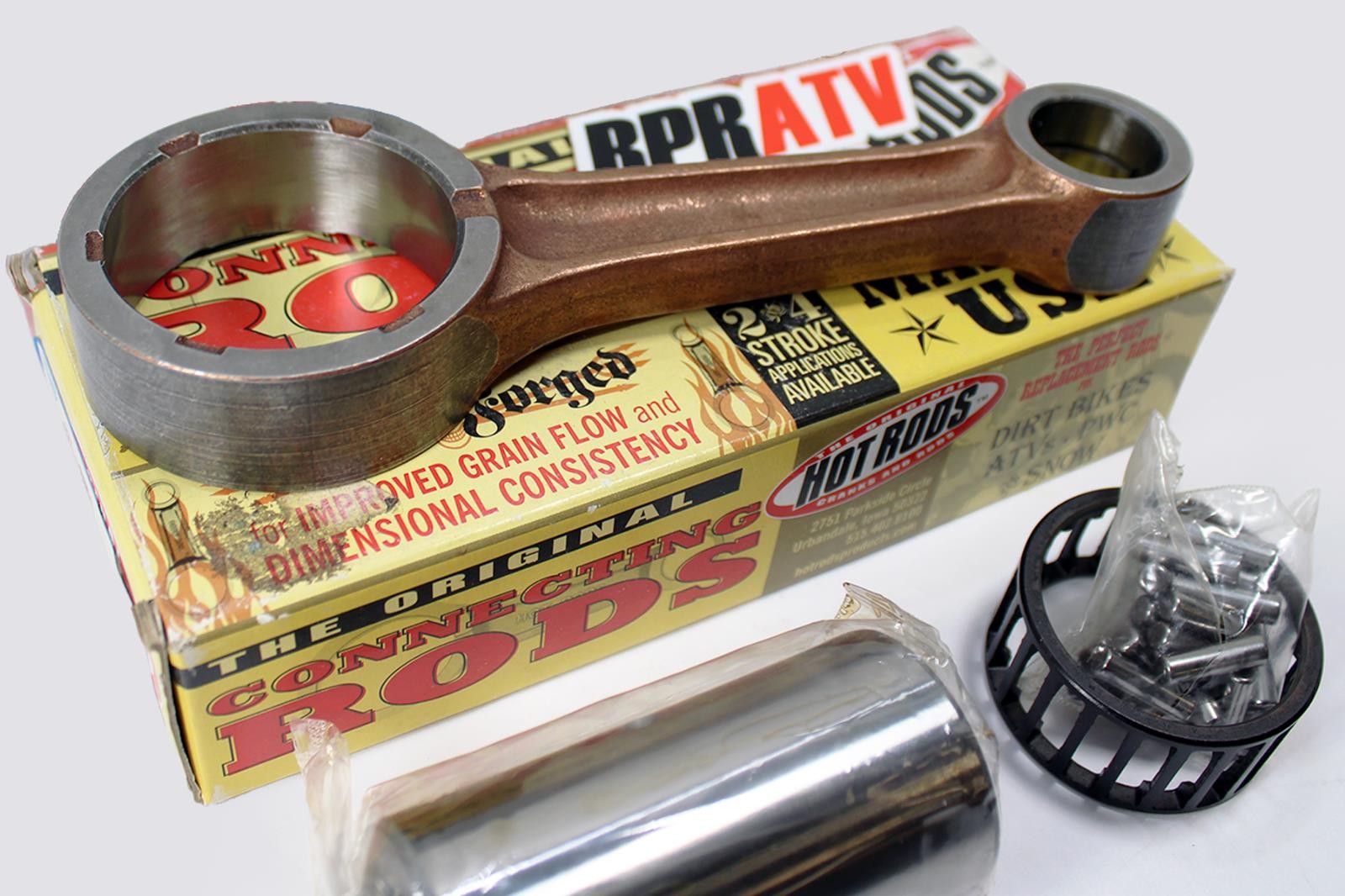 Yamaha YFZ450R 450R Hot Rods Crankshaft Rebuild Connecting Rod Pin & Bearing Kit