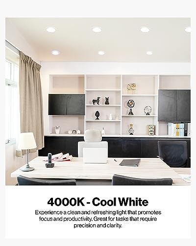 Sunco 6 Pack BR30 Light Bulbs LED, Recessed 6 Count (Pack of 1) White - 4000k