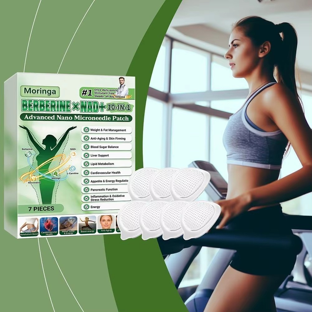 50% OFF Moringa Berberine x NAD+ 10-in-1 Advanced Nano Microneedle Patches New