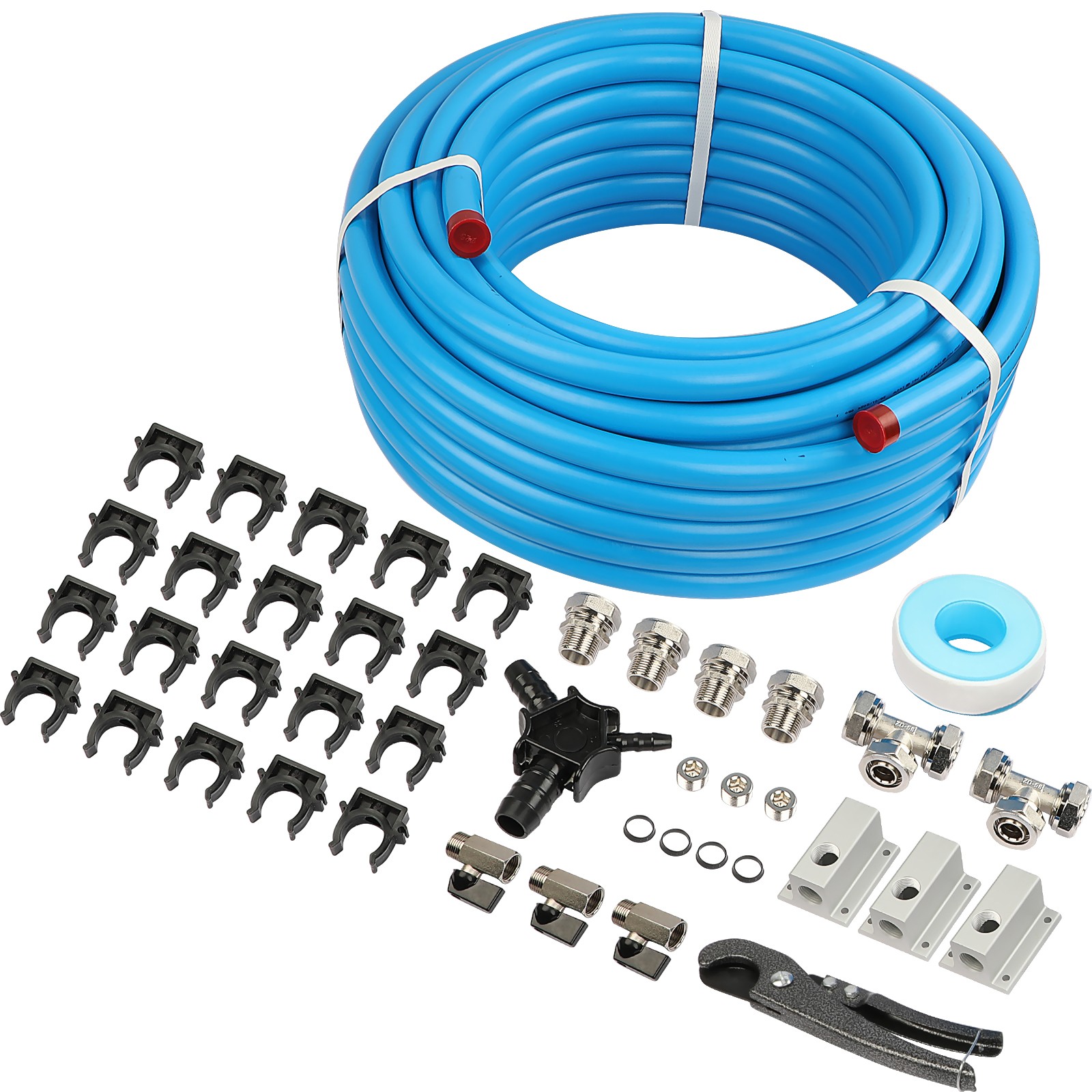M7500 3/4" Compressed Air Line System Max Line Shop Piping Kit