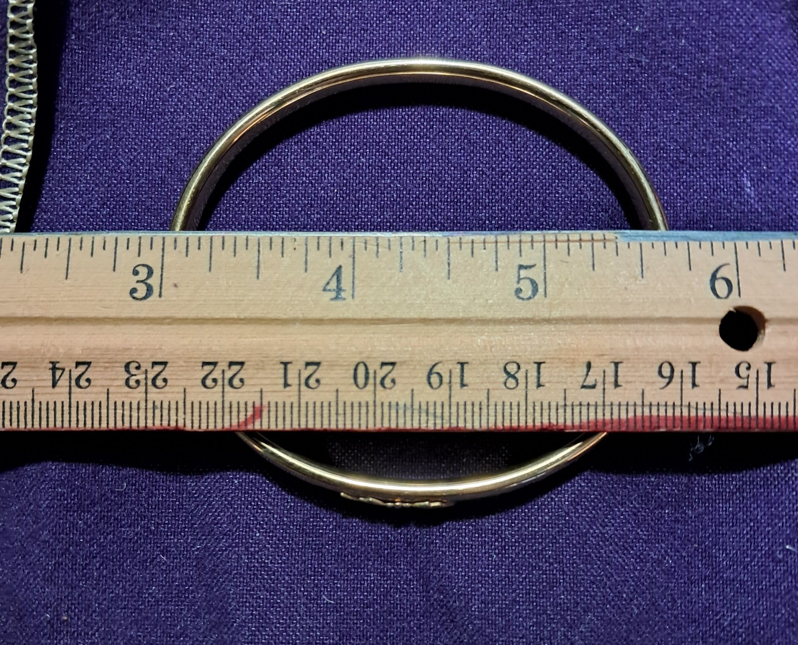 Vintage 14K GF Gold Leaf/Filled Black Hills Gold Adjustable Bracelet Bangle