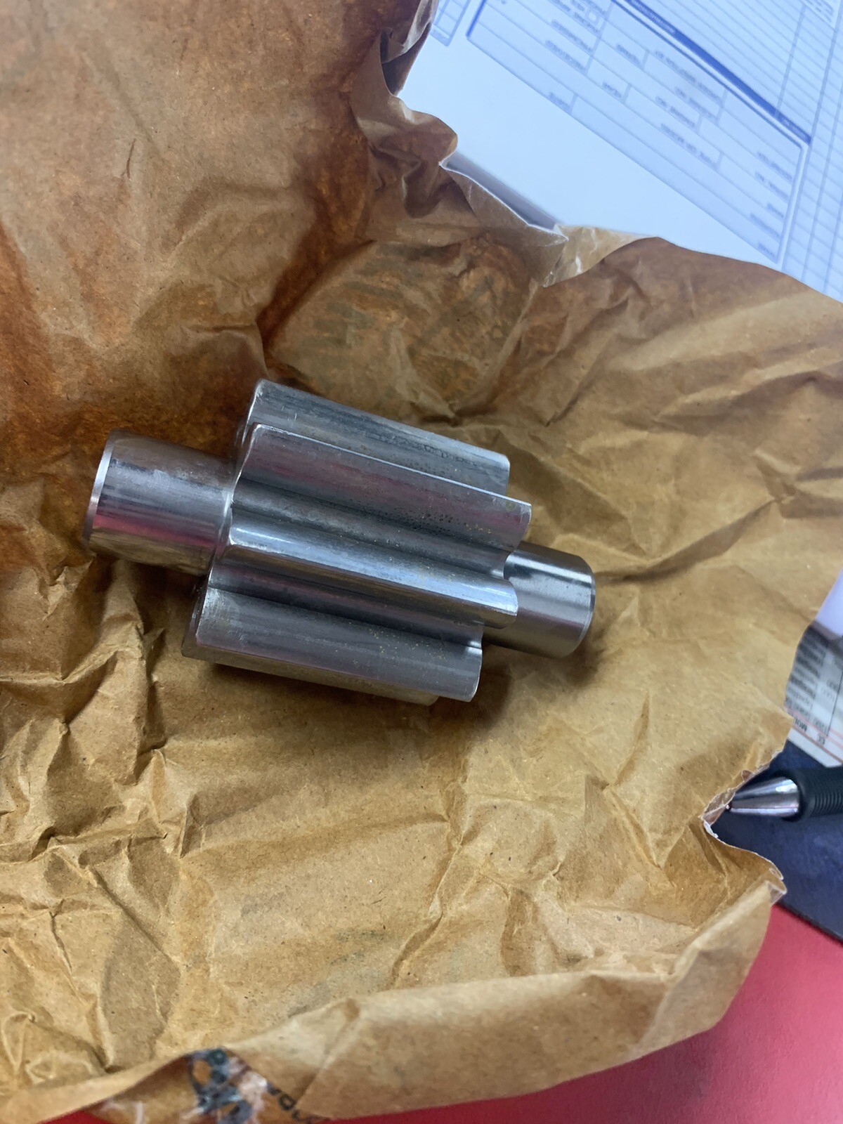 2P-0696 Cat Oil Pump Shaft A