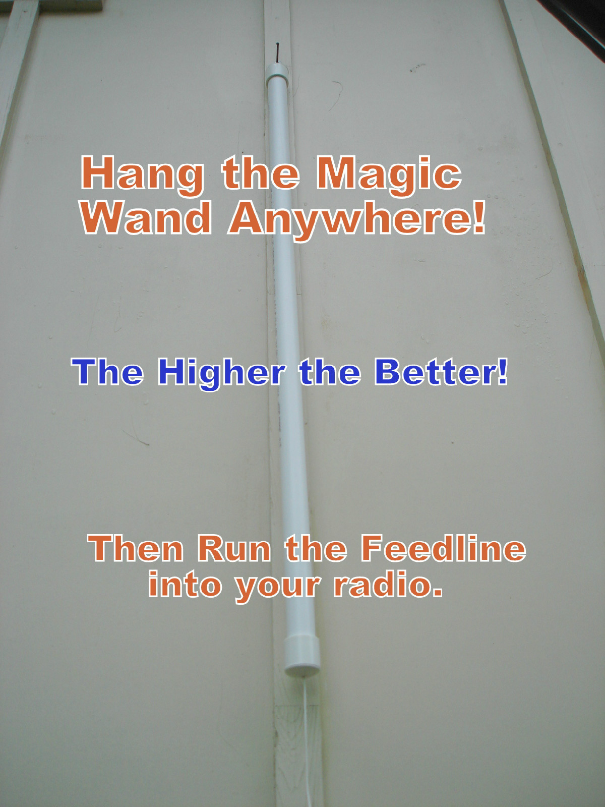 SUPER MAGIC WAND II SHORTWAVE-MW, ANTENNA, SWL! Hang & Play!Listen to the World!