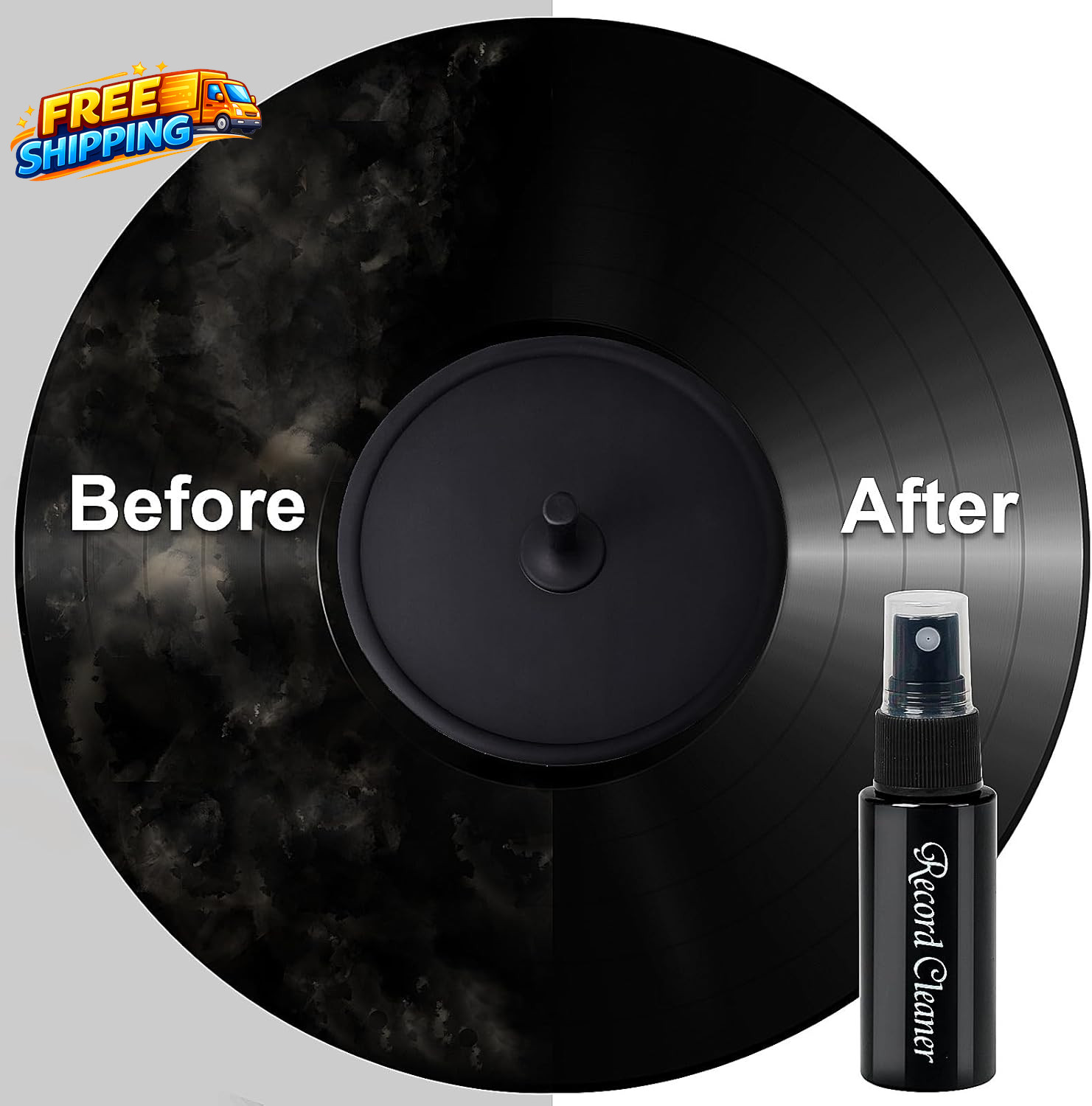 7 In 1 Vinyl Record Cleaning Kit Complete Vinyl Record Cleaner Solution Velvet