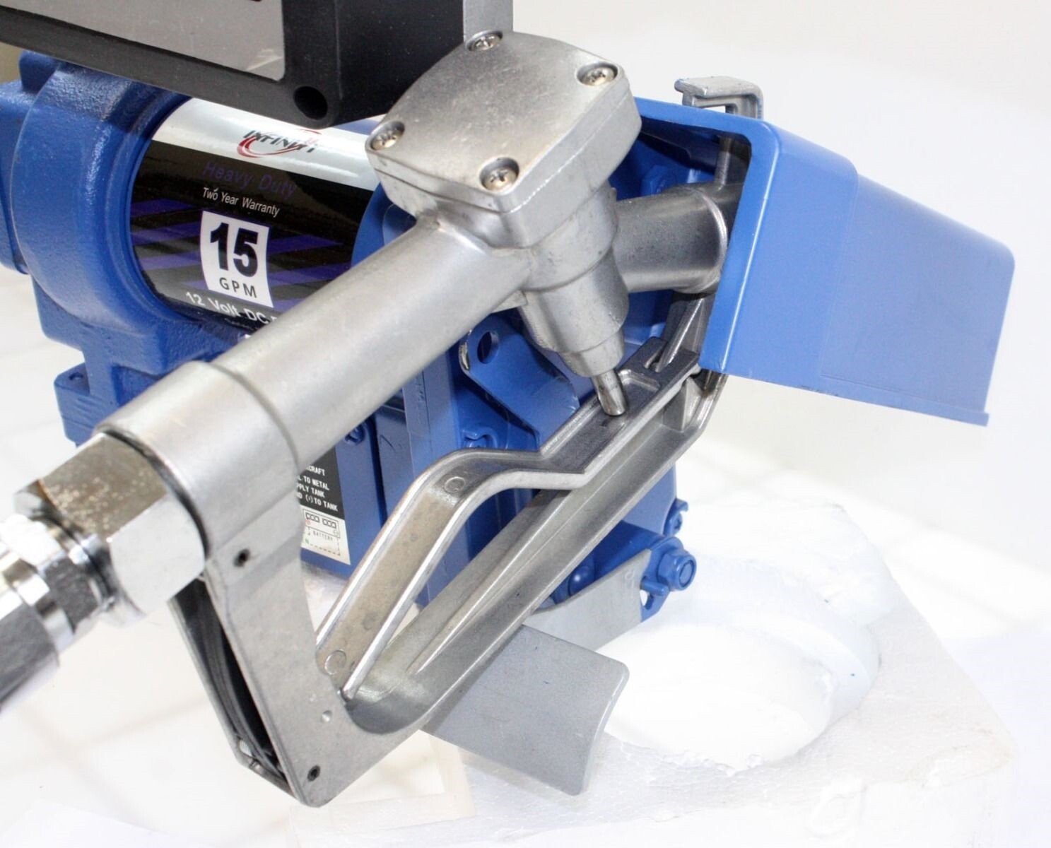 Gasoline Anti-Explosive Fuel Transfer Pump 12V DC 15GPM Diesel Gas Refill Kit