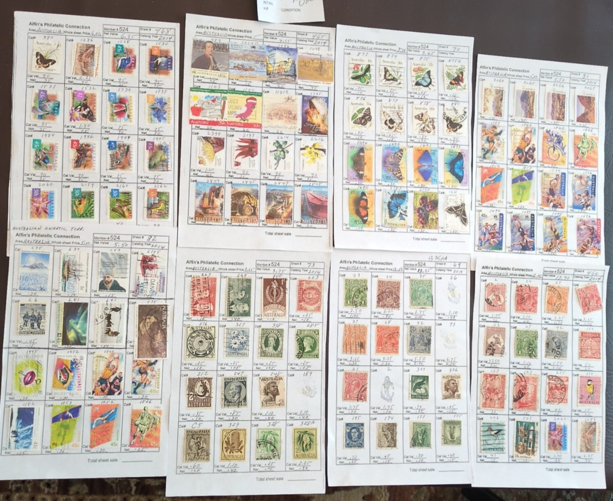 APC W5116 Australia used on circuit sheets with over $100 scv