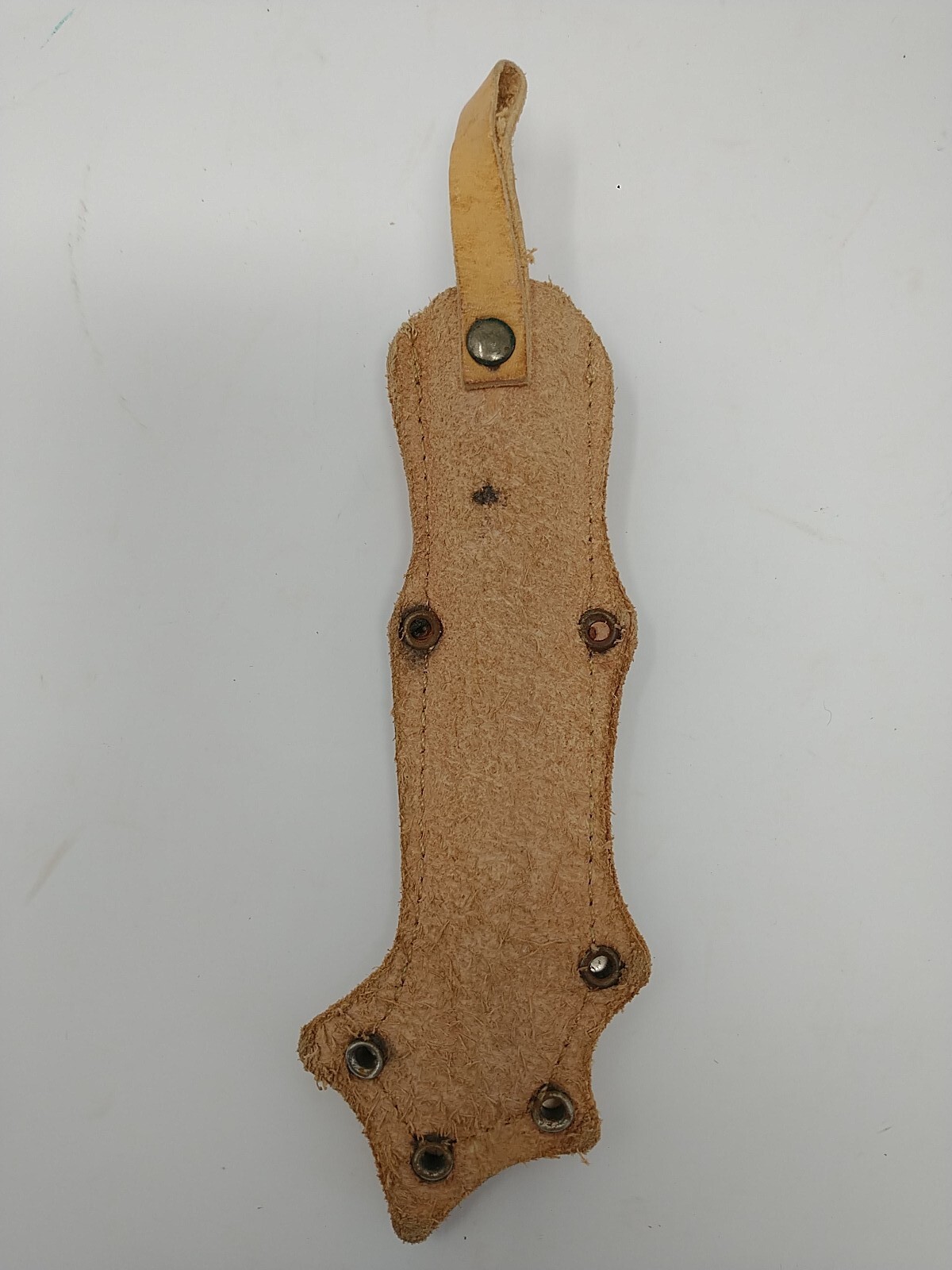 Vintage Yllas Finnish Puukko Sami Knife with Reindeer Fur Sheath