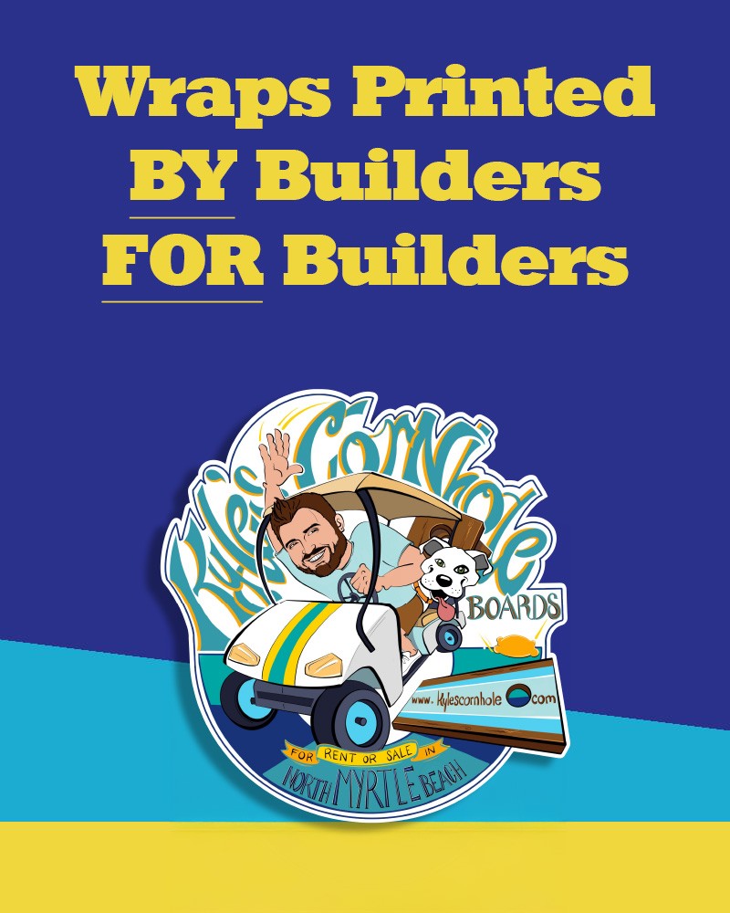 Laminated Cornhole Board Wraps – USA Flag & Eagle – High Quality Vinyl