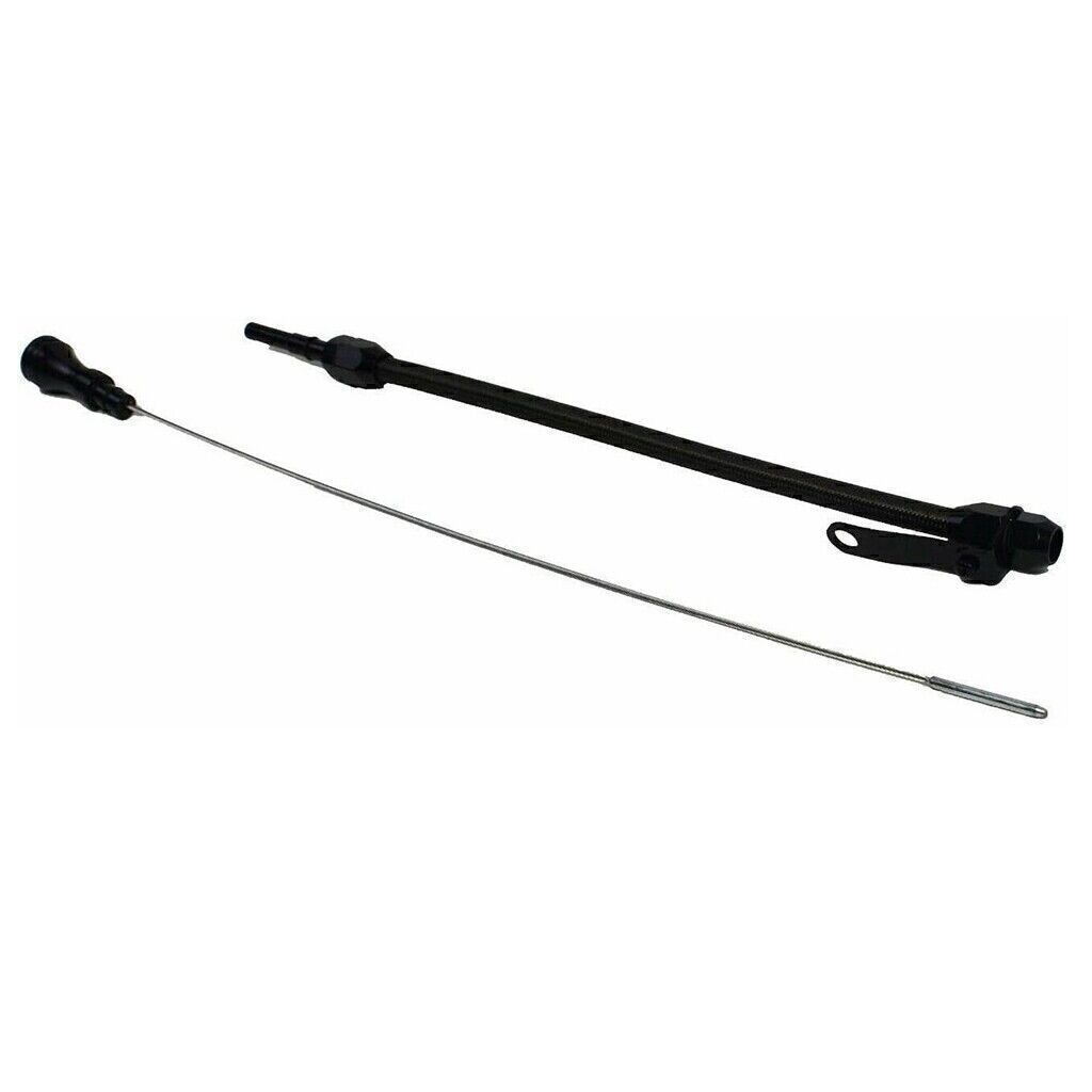 Black Stainless Flexible Oil Dipstick for LS LSX LS1 LS2 LS6 4.8 5.7 6.0 6.2L