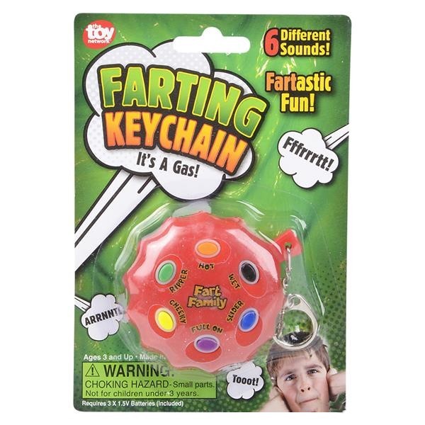2.5" Fart Sound Keychain - Fart Prank Gag Joke Funny Farting Keychain Machine
