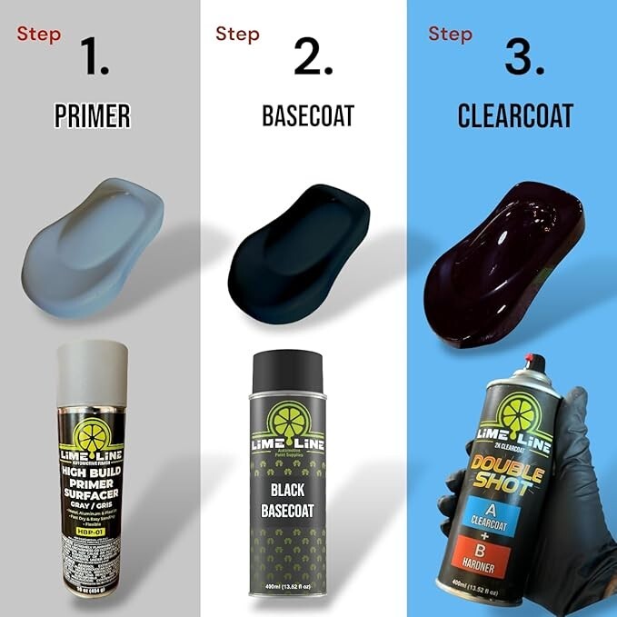 LiME LiNE High Gloss 2K Clearcoat Aerosol Can - 2 Part Clearcoat - Pack of 1