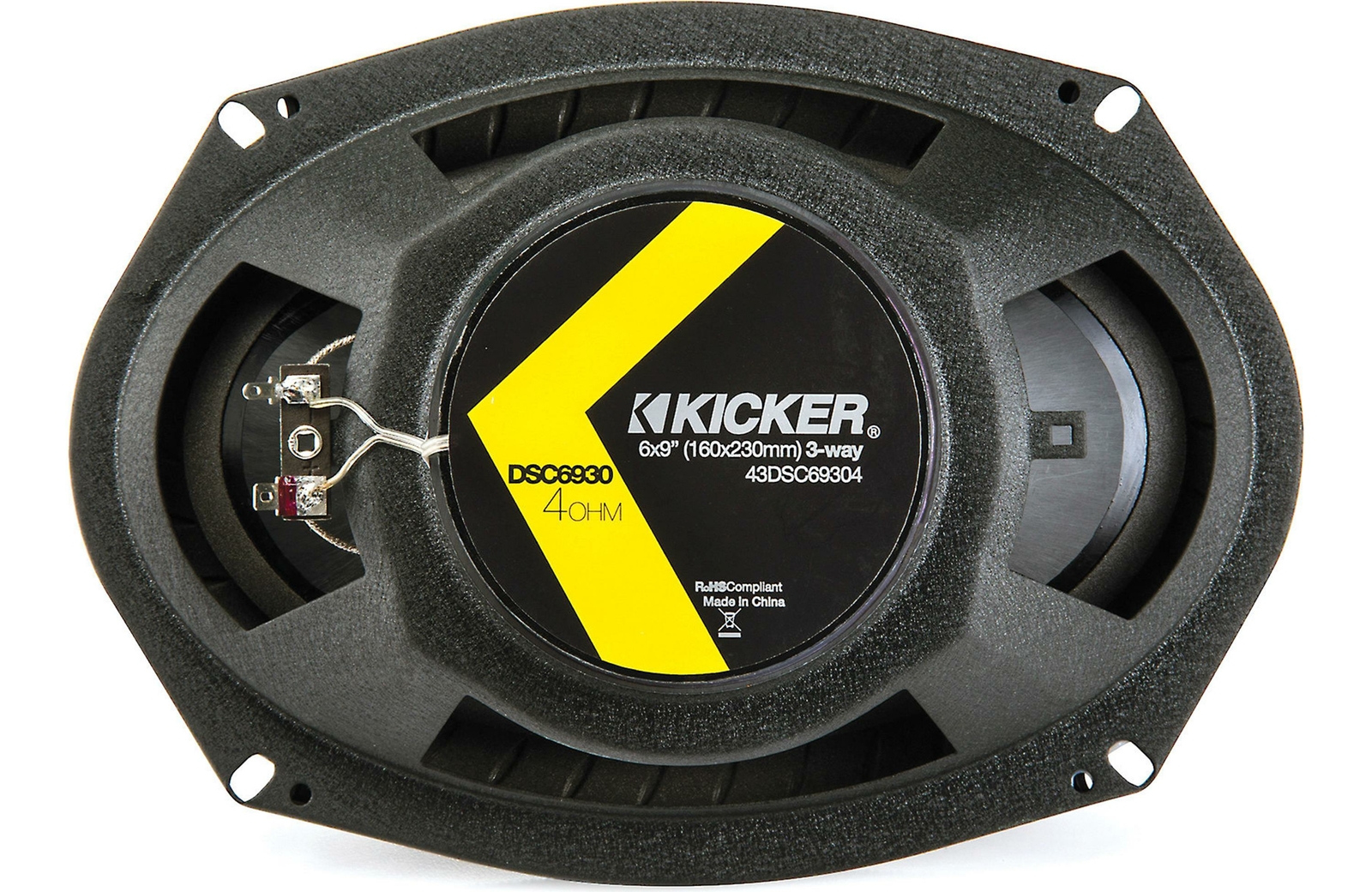 Kicker DS Series 6x9" 3-Way Car Speakers - Pair *43DSC69304